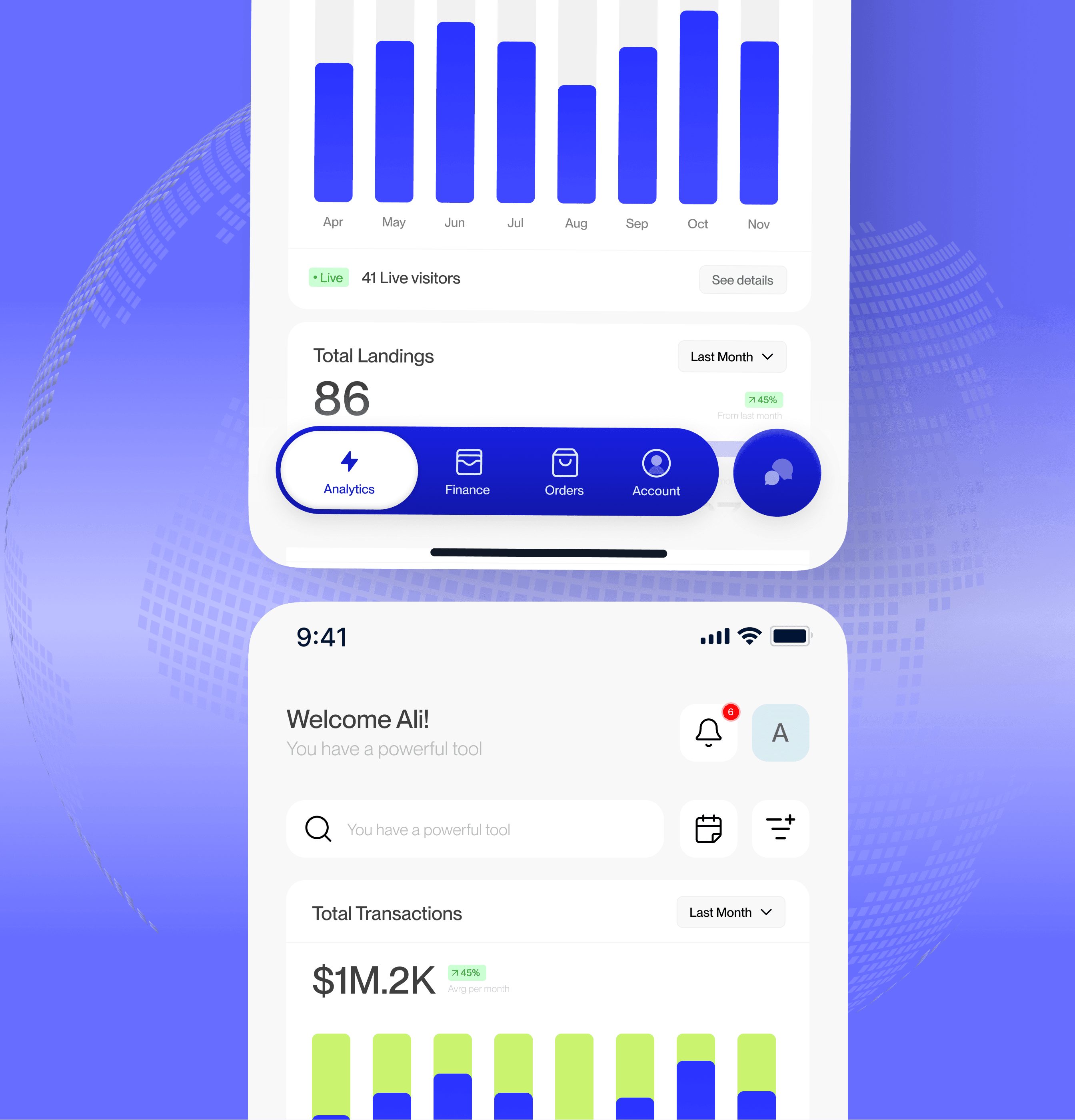 Interface de l'application Zahrex